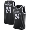 Brooklyn Nets Cameron Thomas 24 Nike 2022-23 Icon Edition Musta Miesten Pelipaidat Swingman